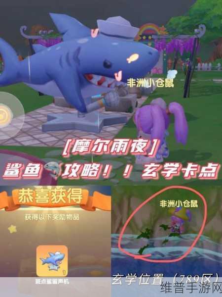 摩尔庄园手游，斑点鲨位置与留声机获取全攻略