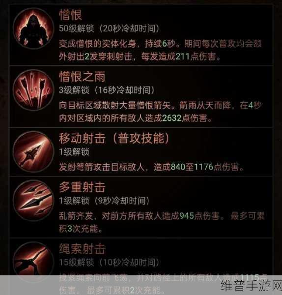 暗黑破坏神:不朽猎魔人巅峰加点全攻略