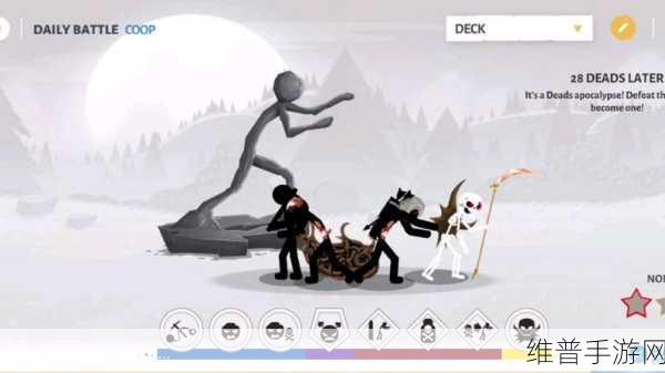 火柴人打僵尸，高可玩性休闲动作战斗手游全攻略