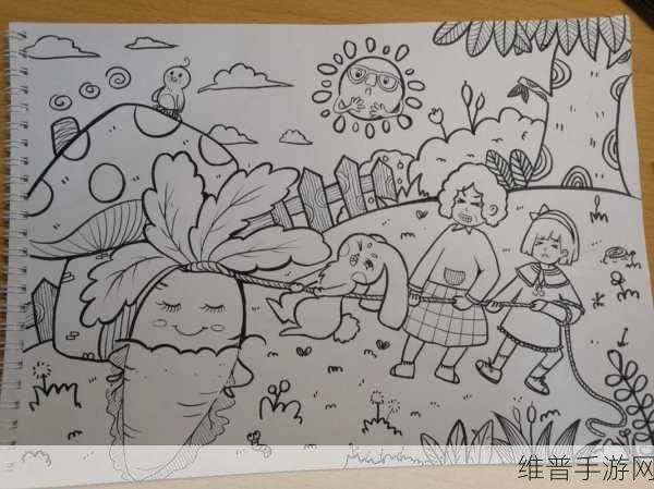 动漫二人世界拔萝卜怎么画：二人世界萝卜园：绘画挑战【专题】