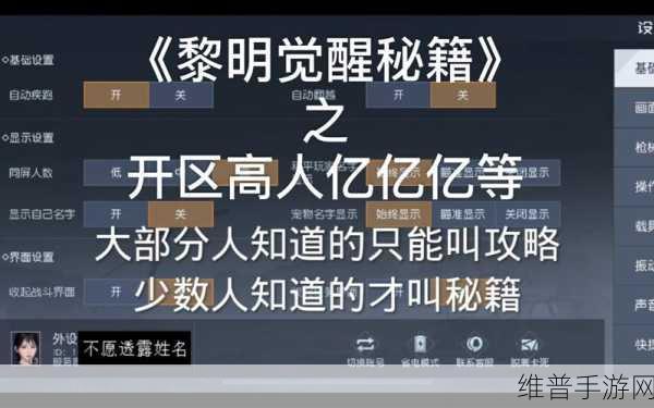 黎明觉醒高效晋升头衔秘籍大公开