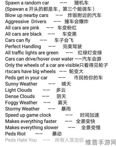 侠盗猎车手秘籍：GTA游戏攻略大全【专题】