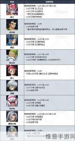 FC勇者斗恶龙3深度攻略,战士与武斗家职业对比解析