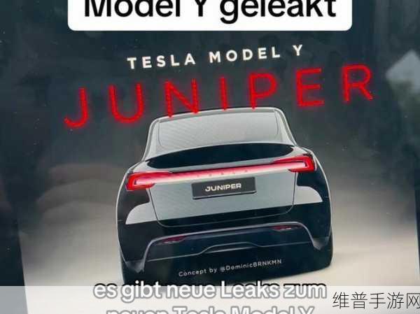 特斯拉新风尚,2025款Model Y谍照曝光,手游玩家眼中的未来座驾亮点