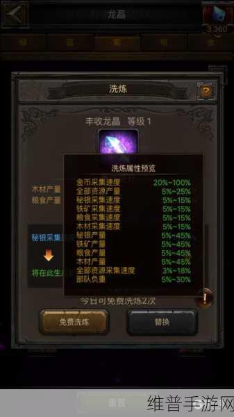 列王的纷争深度攻略,揭秘龙晶的奥秘与力量