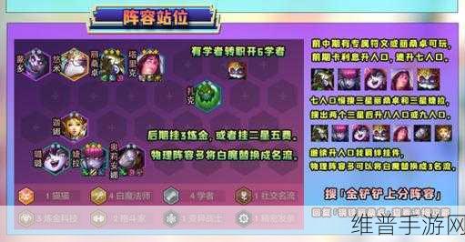 金铲铲之战，储存能量斯维因阵容超强搭配秘籍