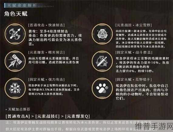 原神埃洛伊武器选择深度解析，打造极致冰元素弓手