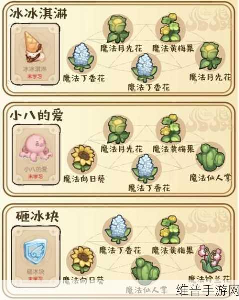 奥比岛手游小精灵学魔法攻略，小精灵最全魔法配方深度解析