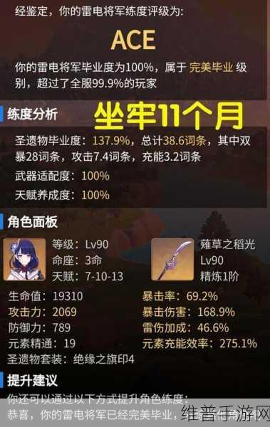 原神输出角色毕业面板全解析，助你称霸提瓦特