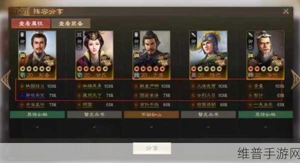 三国志战棋版刘备阵容搭配深度分享