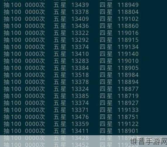 原神抽卡机制全面解析，祈愿保底与四星五星概率揭秘