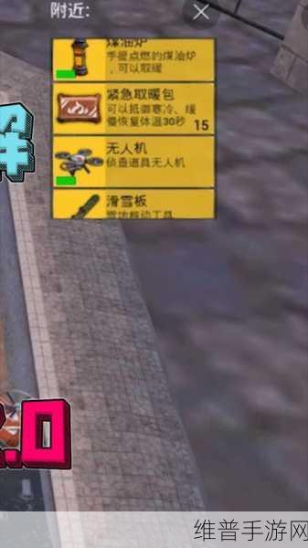 和平精英煤油炉全攻略，极寒模式下的温暖守护者