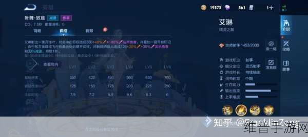 王者荣耀艾琳出装符文秘籍，制霸战场轻松上分