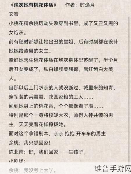 笨蛋炮灰被爆炒日常丿：笨蛋炮灰的日常被爆炒：逆袭人生的新篇章