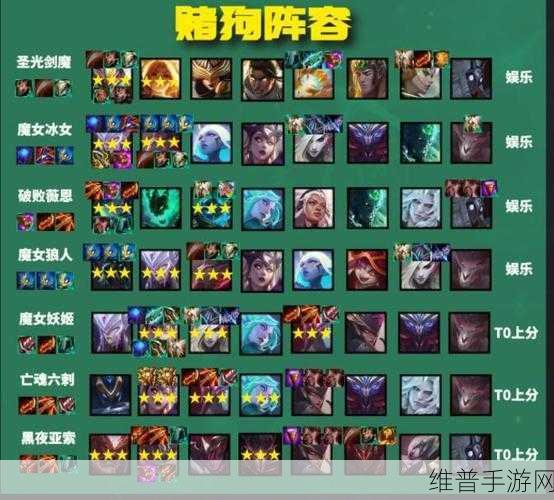 云顶之弈S2赛季最强阵容解析与上分推荐