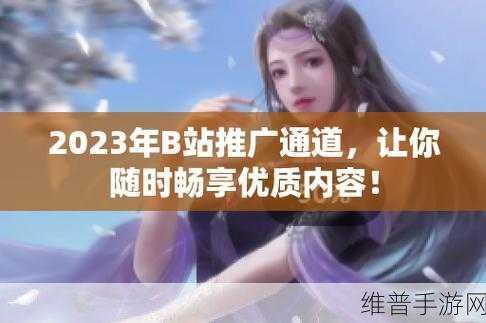 b站推广网站入口2023：2023年B站推广全新渠道与入口探讨