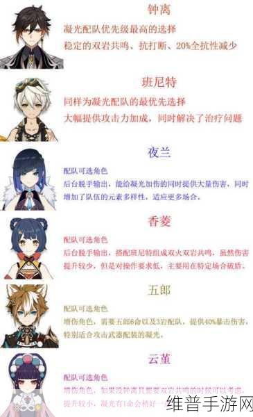 原神凝光阵容推荐与培养价值深度解析