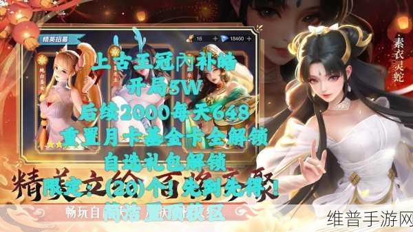上古王冠，征服天启天禄星君的秘籍
