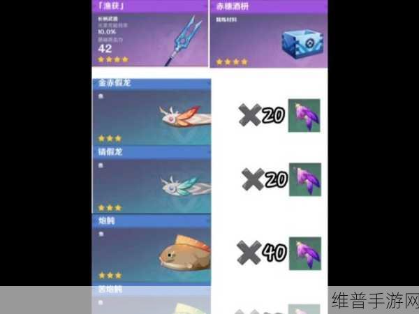 原神渔获怎么获取，全面渔获获取方法介绍