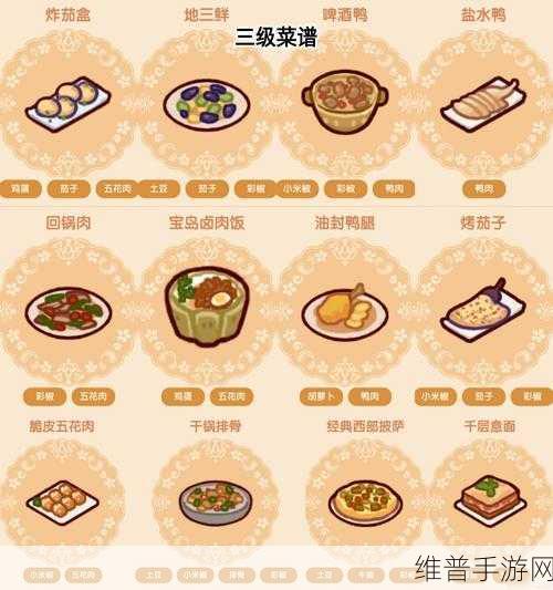 探索我的休闲时光,隐藏菜谱与战术攻略