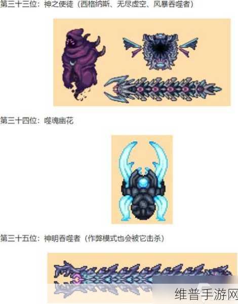 泰拉瑞亚灾厄Boss难度排名深度解析,揭秘最难缠的Boss