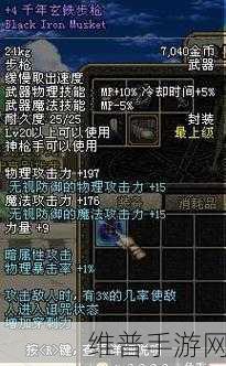地下城与勇士起源泰拉石步枪图鉴，揭秘神秘威力与全面装备指南