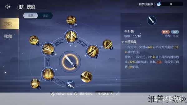 剑侠世界3藏剑PVE技能搭配全攻略