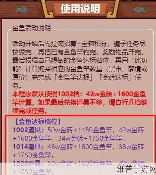 咸鱼之王，金砖获取秘籍大公开