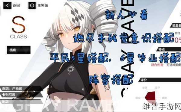 战双帕弥什烬燃意识搭配深度攻略