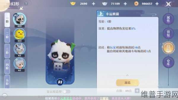 梦幻新诛仙手游攻略，深度解析幻形符元素属性
