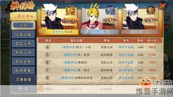 火影忍者OL手游新手第一天玩法攻略全面解析