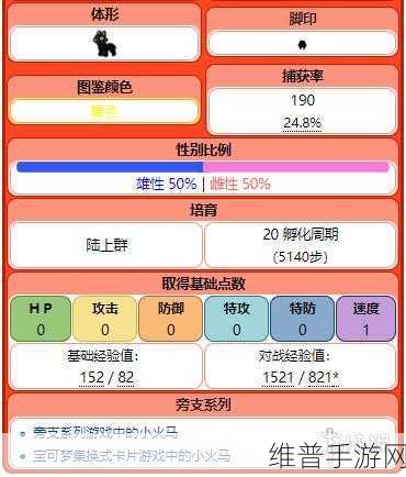 宝可梦大探险，小火马进化全攻略及深度解析