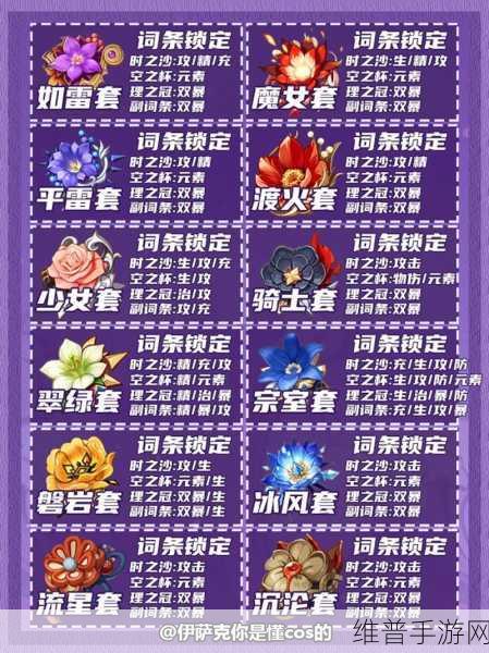 原神钟离圣遗物的绝佳选择与词条攻略