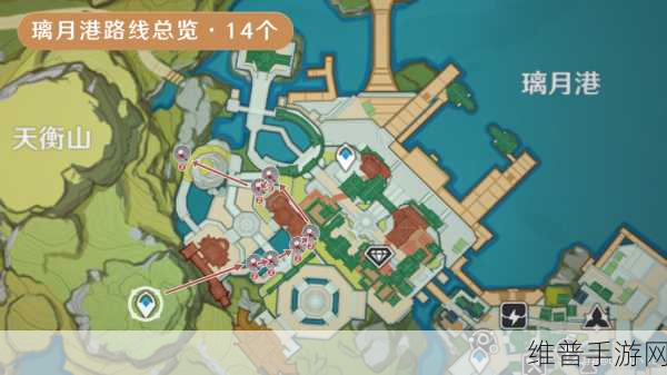原神霓裳花采集全攻略，详细路线图与高效采集策略
