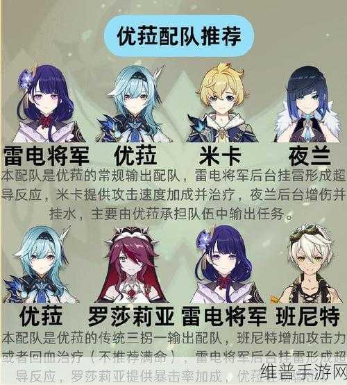 原神优菈圣遗物搭配推荐深度解析