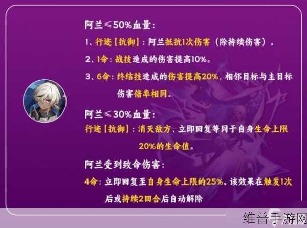 崩坏星穹铁道阿兰角色深度解析，值得培养的狂战士吗？