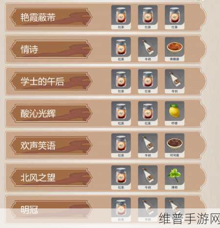 原神曲生酌微梦，咖啡类饮品与星旋之夜配方全攻略