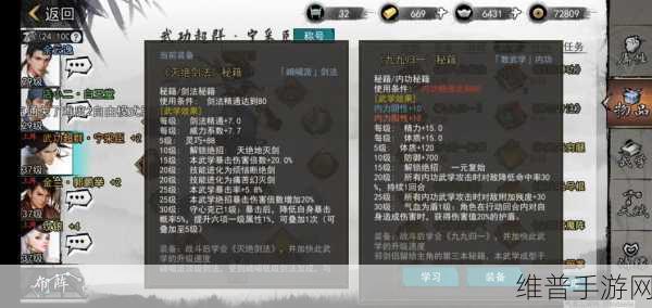 我的侠客秘籍研读深度解析，永久能力提升的奥秘