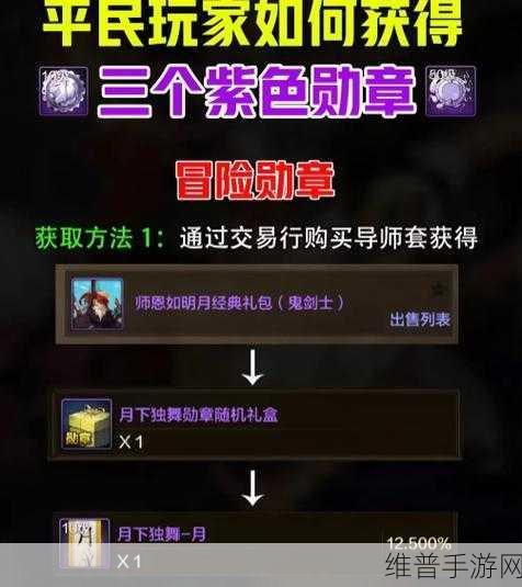 DNF 手游，华丽徽章的获取秘籍大公开