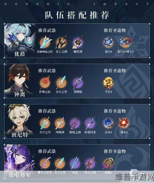 原神优菈的绝佳阵容搭配指南