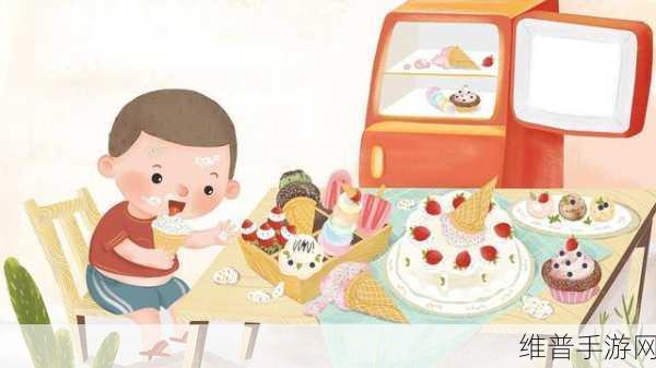 一小孩半夜喂女生吃困吧：夜深人静时，小男孩温柔喂女生吃美味零食。