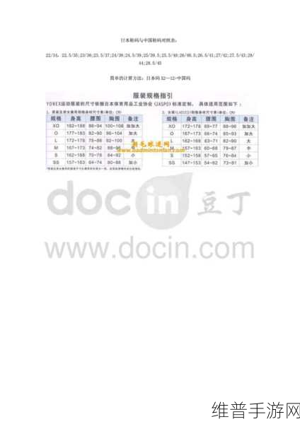 日本尺码和亚洲尺码区别：日本尺码与其他亚洲尺码的主要差异解析