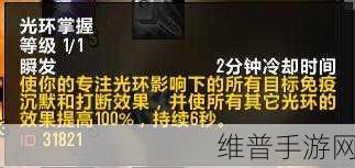 圣骑士光环掌握宏：全面掌握圣骑士光环技能的高级宏策略