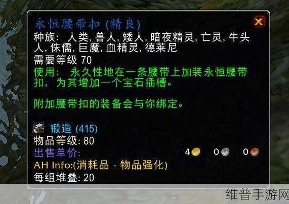 wlk记录附魔的物品：探索WLK记录中附魔物品的独特魅力与实用价值