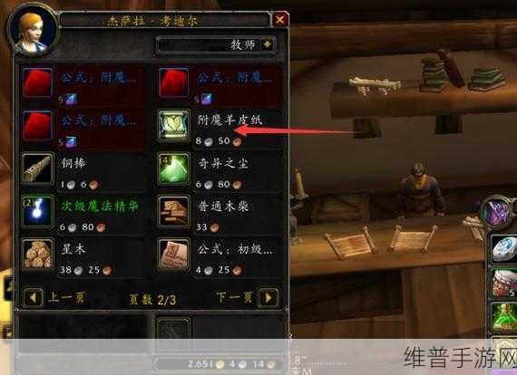 wlk记录附魔的物品：探索WLK记录中附魔物品的独特魅力与实用价值