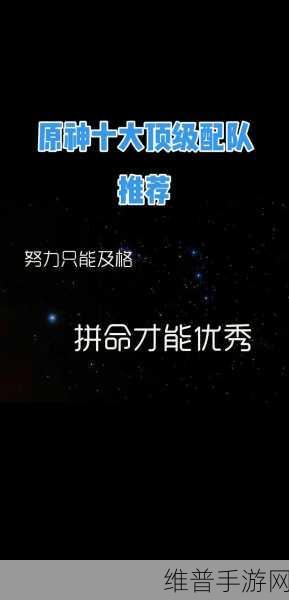 原神顶级配队大揭秘，第七个竟如此无敌