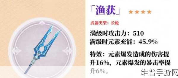 原神武器渔获获取与突破全攻略