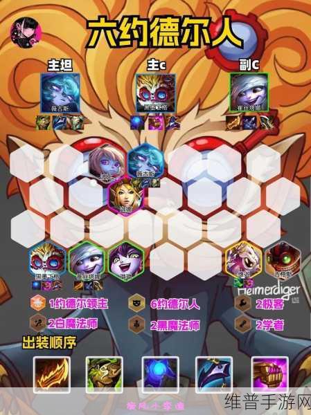 云顶之弈冷门致胜，六约德尔阵容助你轻松三星吃分