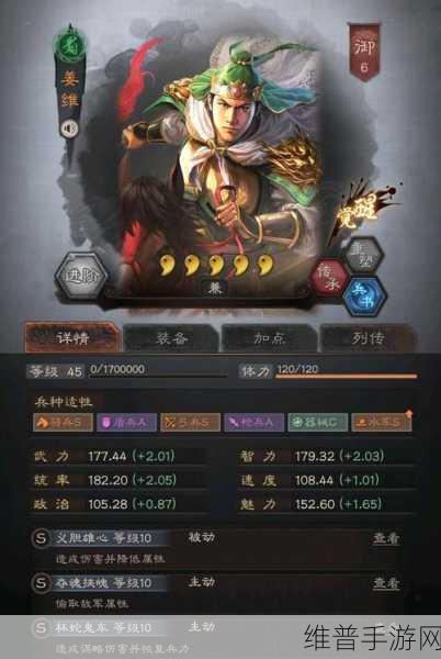 三国志战略版姜维的绝佳搭配秘籍