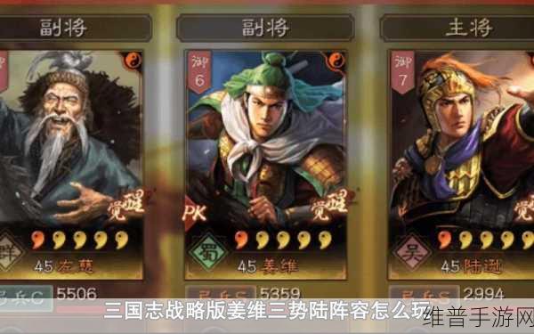 三国志战略版姜维的绝佳搭配秘籍
